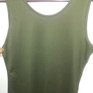 Honey and lace green tank